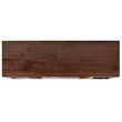 Safavieh Zack 6 Drawer Wood Dresser in Walnut / Brass