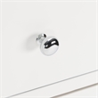 Safavieh Zack 6 Drawer Wood Dresser in White / Silver