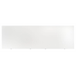 Safavieh Zack 6 Drawer Wood Dresser in White / Silver