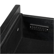 Safavieh Zack 6 Drawer Wood Dresser in Black / Silver