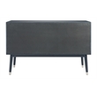 Safavieh Zack 6 Drawer Wood Dresser in Navy / Silver