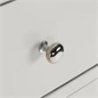 Safavieh Zack 6 Drawer Wood Dresser in Gray / Silver