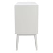 Safavieh Zack 6 Drawer Wood Dresser in Gray / Silver