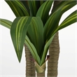 Safavieh Faux 59'' Plastic Dracaena Tree in Green / Black