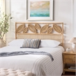 Safavieh Lusine Rattan Headboard in Brown