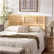 Safavieh Nariely Rattan Headboard in Natural