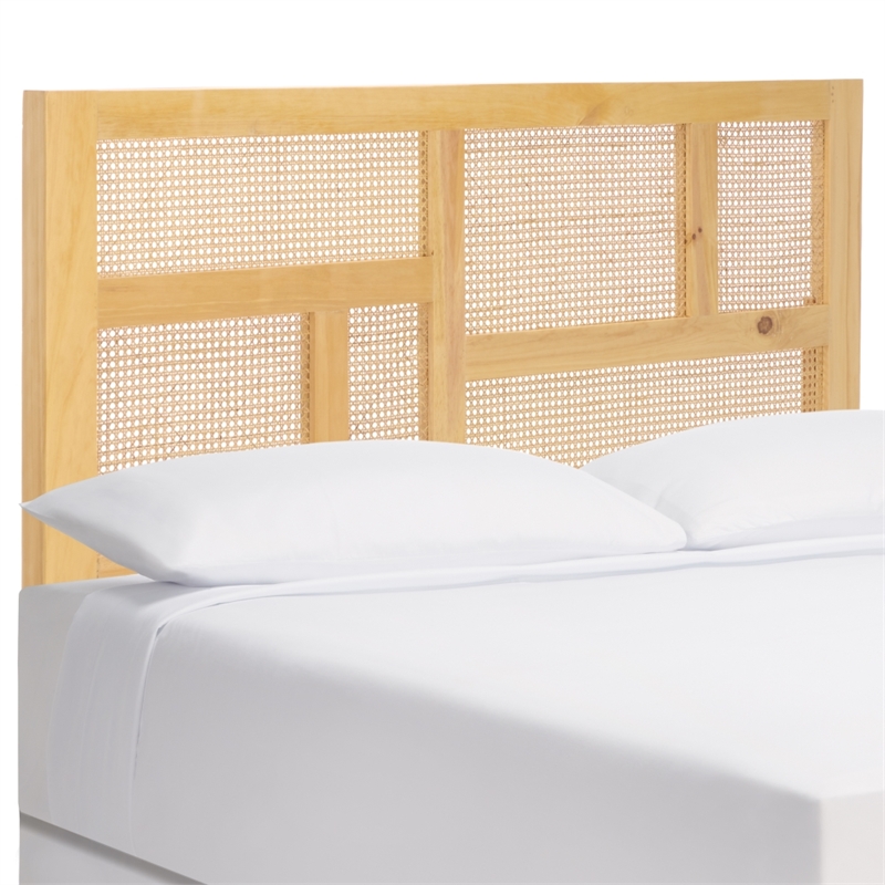 Safavieh Nariely Rattan Headboard in Natural