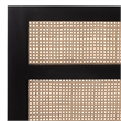 Safavieh Nariely Rattan Headboard in Black