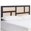 Safavieh Nariely Rattan Headboard in Black
