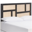 Safavieh Nariely Rattan Headboard in Black