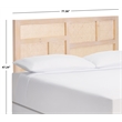 Safavieh Nariely Rattan Headboard in White