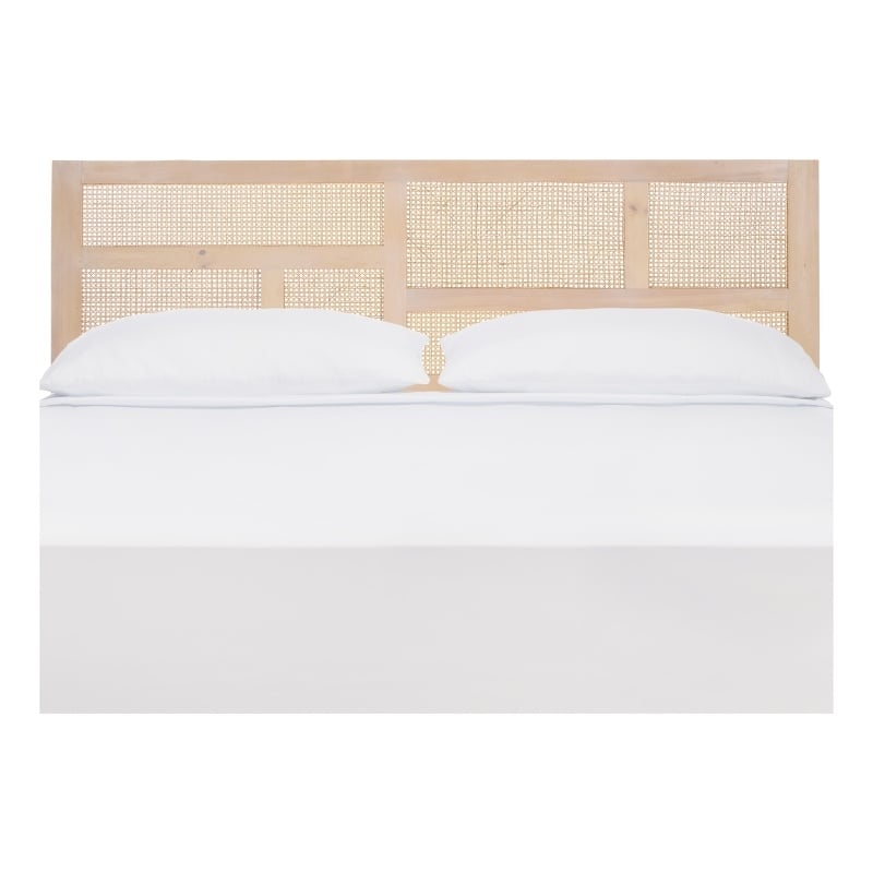 Safavieh Nariely Rattan Headboard in White
