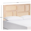 Safavieh Nariely Rattan Headboard in White