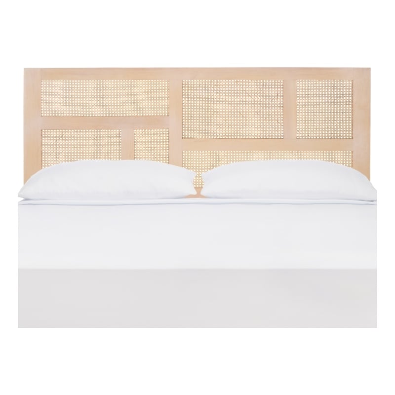 Safavieh Nariely Rattan Headboard in White