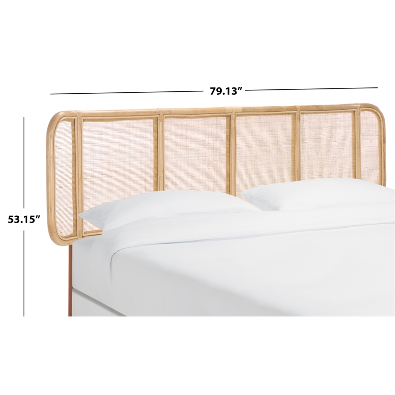Safavieh Takuma Rattan Headboard in Natural