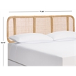 Safavieh Takuma Rattan Headboard in Natural