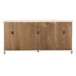 Safavieh Lecarlo Mirrored Wood Sideboard in White