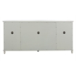 Safavieh Lecarlo Mirrored Wood Sideboard in Gray