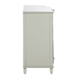 Safavieh Lecarlo Mirrored Wood Sideboard in Gray