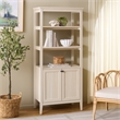 Safavieh Sondra 3 Shelf 1 Wood Cabinet Etagere in Oak