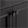 Safavieh Sondra 3 Shelf 1 Wood Cabinet Etagere in Black