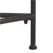 Safavieh Caledonia Iron Chaise Lounge in Black