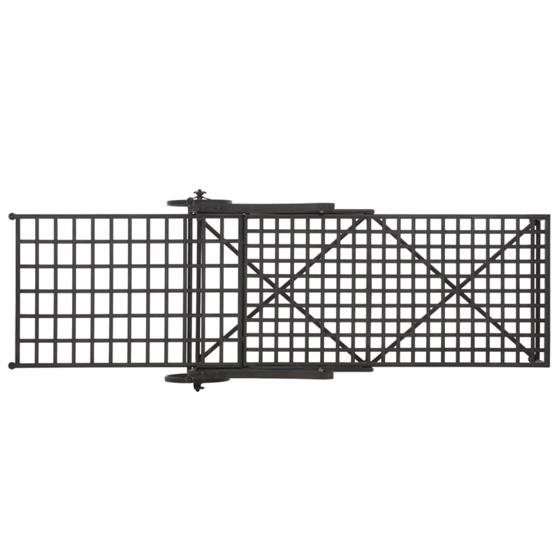 Safavieh Caledonia Iron Chaise Lounge in Black