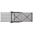 Safavieh Caledonia Iron Chaise Lounge in Black