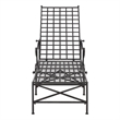 Safavieh Caledonia Iron Chaise Lounge in Black