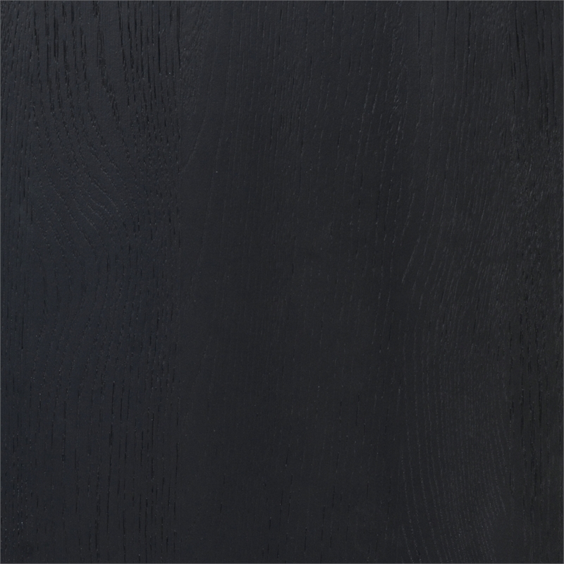 Safavieh Talia 2 Drawer Wood Nightstand in Black