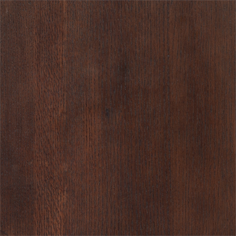 Safavieh Melissa Round 2 Drawer Wood Nightstand in Walnut