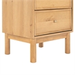 Safavieh Orion 2 Drawer Wood Nightstand in Oak