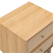 Safavieh Orion 2 Drawer Wood Nightstand in Oak