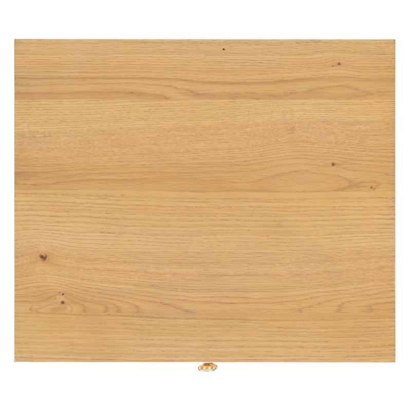 Safavieh Orion 2 Drawer Wood Nightstand in Oak