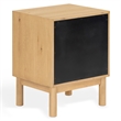 Safavieh Orion 2 Drawer Wood Nightstand in Oak