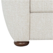 Safavieh Freddy Chenille and Wood Accent Chair in Taupe