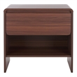 Safavieh Arsenio 1 Drawer Wood Nightstand in Walnut