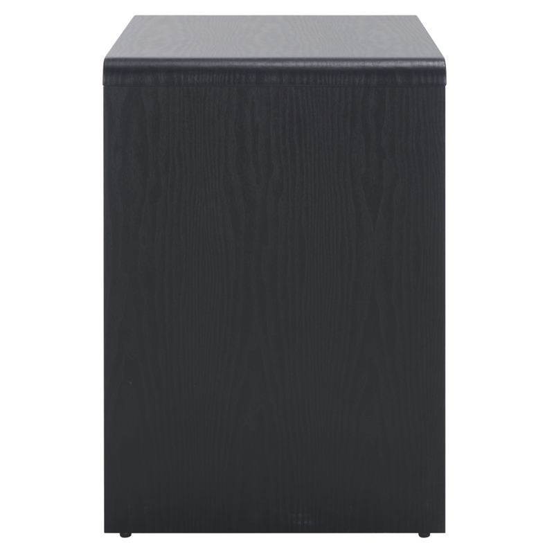 Safavieh Arsenio 1 Drawer Wood Nightstand in Black