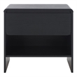 Safavieh Arsenio 1 Drawer Wood Nightstand in Black