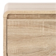 Safavieh Arsenio 1 Drawer Wood Nightstand in Cream