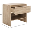 Safavieh Arsenio 1 Drawer Wood Nightstand in Cream