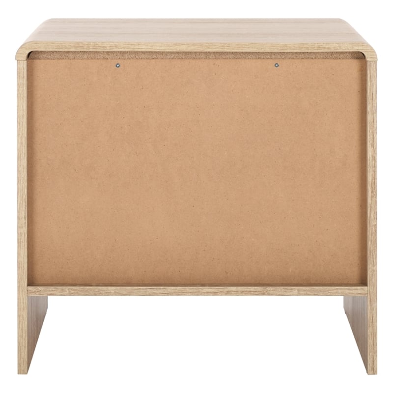 Safavieh Arsenio 1 Drawer Wood Nightstand in Cream