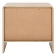 Safavieh Arsenio 1 Drawer Wood Nightstand in Cream