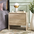 Safavieh Arsenio 2 Drawer Wood Nightstand in Cream