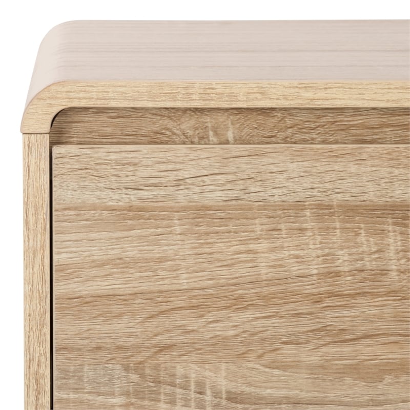 Safavieh Arsenio 2 Drawer Wood Nightstand in Cream