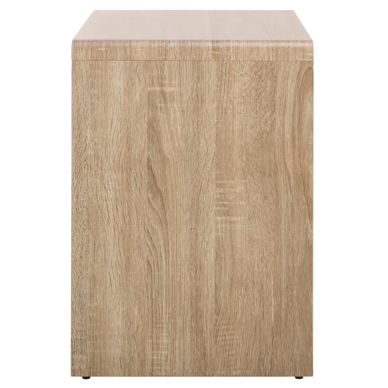 Safavieh Arsenio 2 Drawer Wood Nightstand in Cream