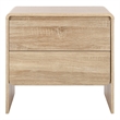 Safavieh Arsenio 2 Drawer Wood Nightstand in Cream