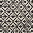 Safavieh Elmar Wood Ottoman in Navy / White / Natural