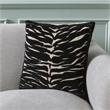Safavieh Rhea Cotton Pillow in Black / Ivory
