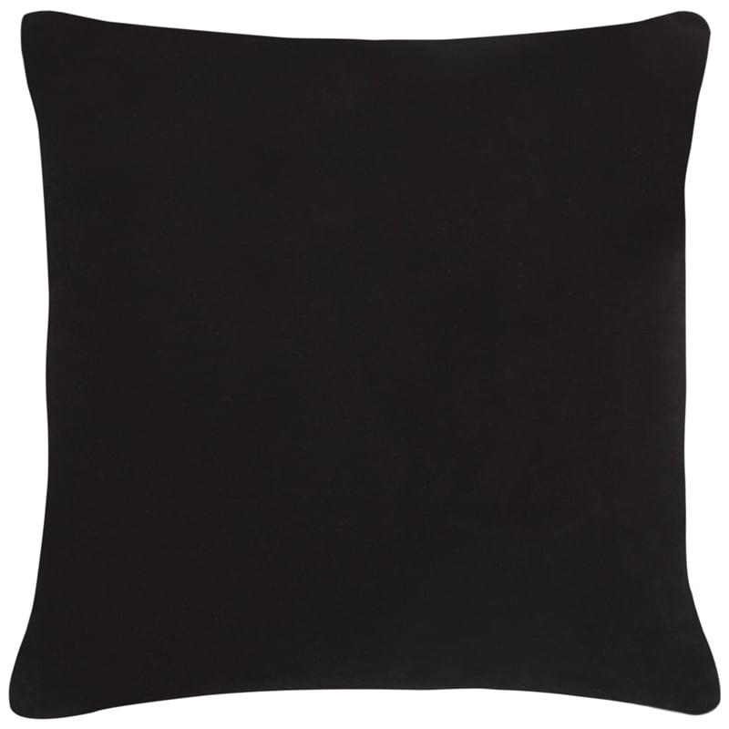 Safavieh Rhea Cotton Pillow in Black / Ivory